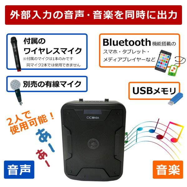 楽天市場】センター商事 CICONIA ポータブルスピーカー TY-1800