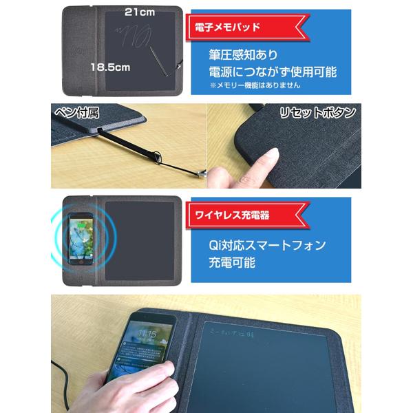 楽天市場】サンコー サンコー メモ！充電！パッド！3in1極薄マウス