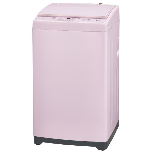 楽天市場】アクア AQUA 7．0kg全自動洗濯機 オリジナル ピンク AQW 