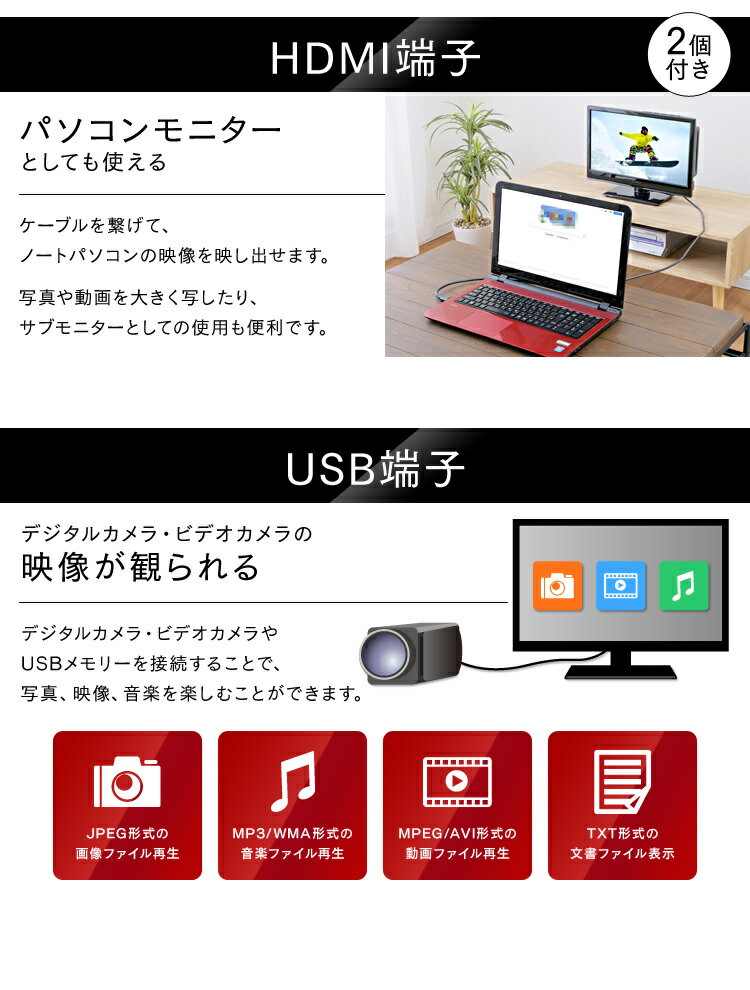 楽天市場】エスキュービズム Grand-Line 16V型 DVD内蔵 地上デジタル