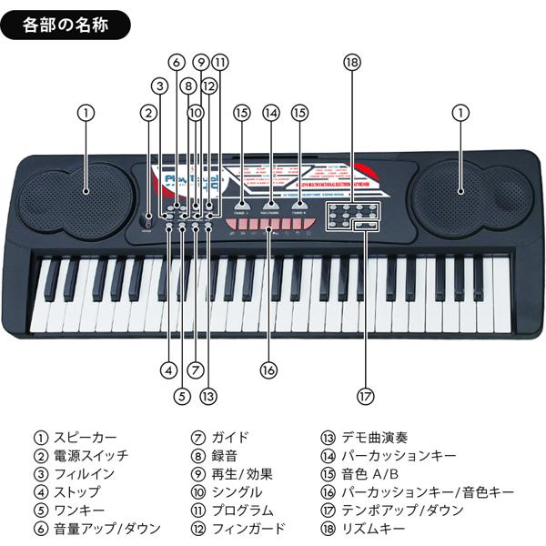 イー・エム・エー SR-DP02 楽天市場】イー・エム・エー SUNRUCK 電子キーボード 49鍵盤
