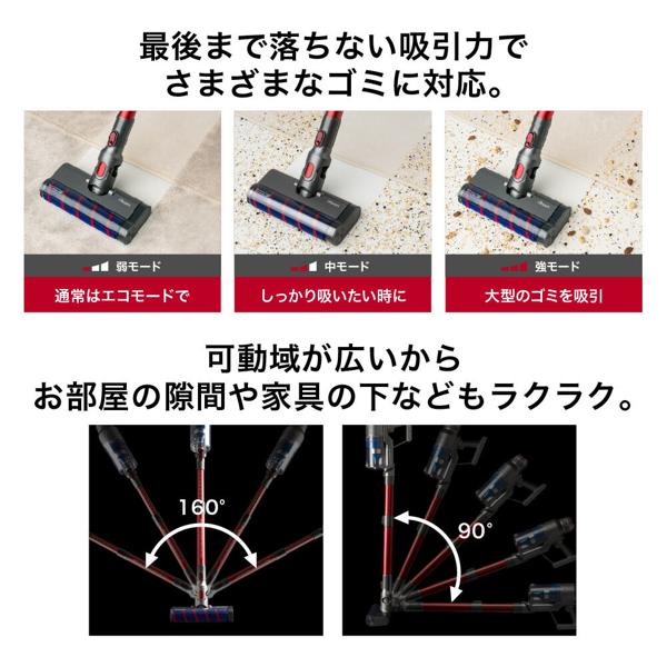 楽天市場】C&C iRoom コードレスサイクロンスティッククリーナー RS1