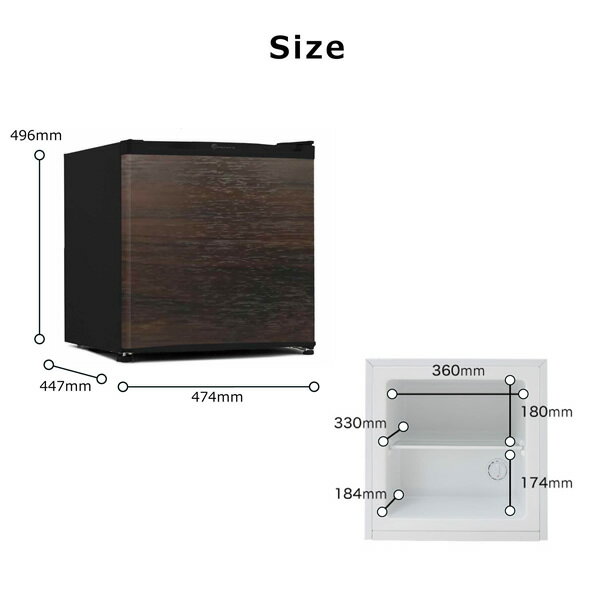 楽天市場】ウィンコド TOHOTAIYO 1ドア冷凍庫 TH-32LF1-WD