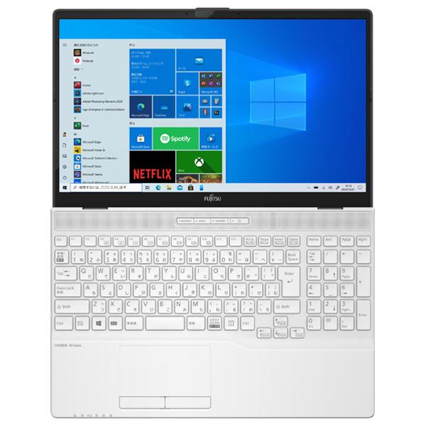 富士通 LIFEBOOK ノートパソコン PC 高速SSD オフィス ホワイト 楽天市場】富士通クライアントコンピューティング 富士通 ノート