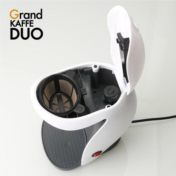 レコルト コーヒーメーカー カフェデュオ ホワイト KD-1W 2mvetro 楽天市場】ウィナーズ レコルト グランカフェデュオ ホワイト GKD-1W(1