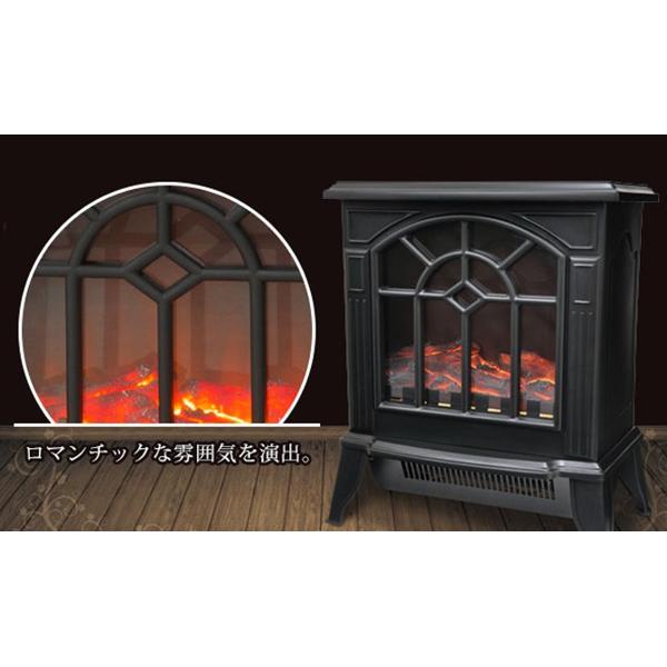 楽天市場】ベルソス ベルソス 暖炉型ファンヒーター ブラック | 価格