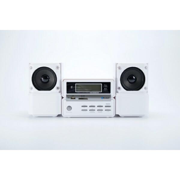 アイワ ミニコンポ ホワイト XR-BU30W Bluetooth ワイドFM 中古】〔展示品〕 XR-BU30W ホワイト [2133033167643] - リコレ