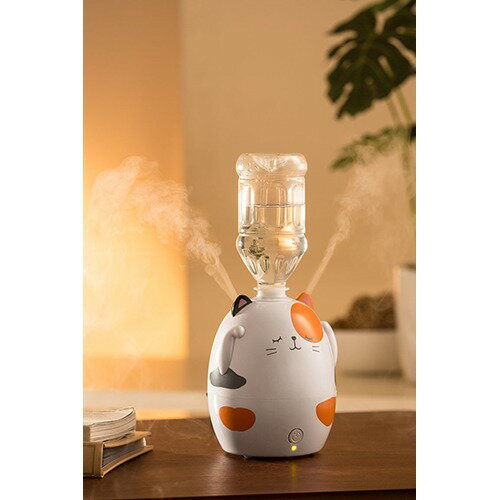 楽天市場】スリーアップ うるおいにゃんこ ペットボトル加湿器