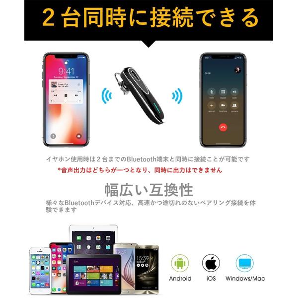 楽天市場 クーポジャパン 同 Coopo Japan 音量調整機能付 スタイリシュ ブルートゥースヘッドセット Cp K1 Black 価格比較 商品価格ナビ