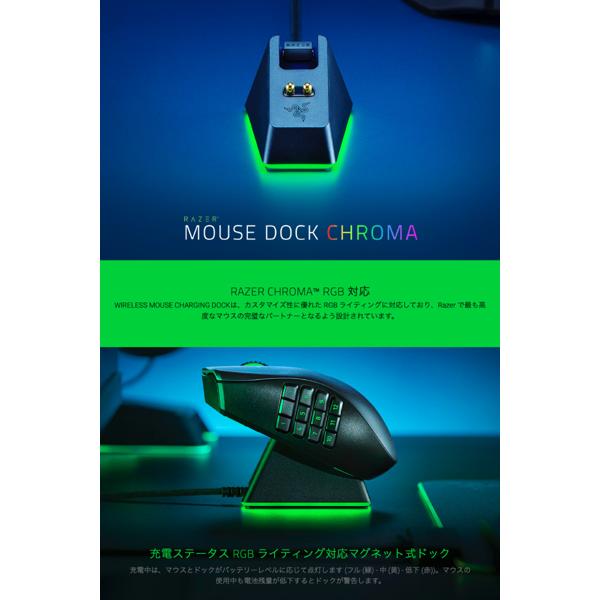 楽天市場】MSY Razer Naga Pro チャージングドックバンドル RZ01