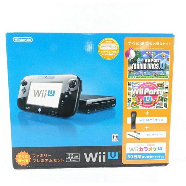 【楽天市場】任天堂 Wii U すぐに遊べるファミリープレミアムセット（クロ）（「Wii Party U」同梱）/Wii U/WUPSKAFS
