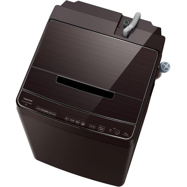 【美品】TOSHIBA　全自動電気洗濯機　AW-10DP1BK　2022年製 Toshiba ZABOON AW-10DP1BK 自動電気洗濯機2022年式 AW-10DP1