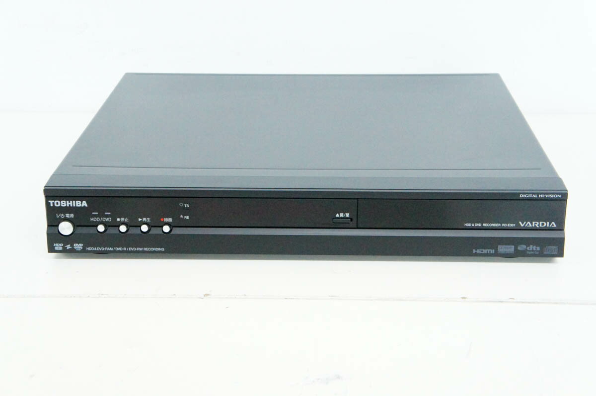 TOSHIBA VARDIA  ハイビジョンレコーダー RD-E301 楽天市場】東芝 TOSHIBA VARDIA HDD DVDレコーダー RD-E301