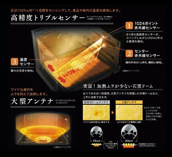 楽天市場 東芝 東芝 過熱水蒸気オーブンレンジ Er Sd3000 W 1台 価格比較 商品価格ナビ