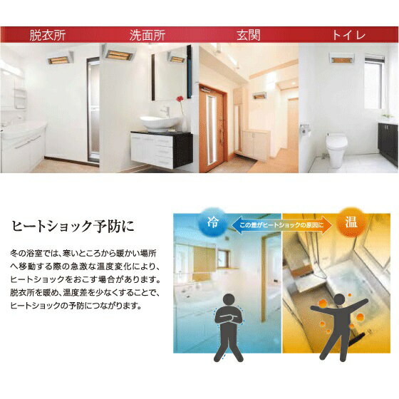 楽天市場】コロナ CORONA ウォールヒート 壁掛型遠赤外線暖房機 CHK