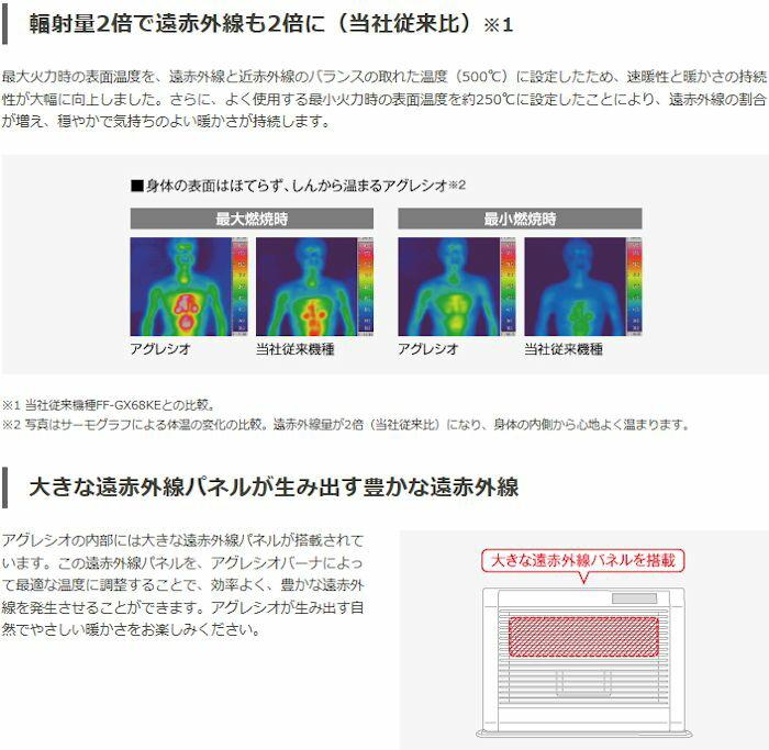 楽天市場】コロナ CORONA アグレシオ FF-AG6818H(MN) | 価格比較