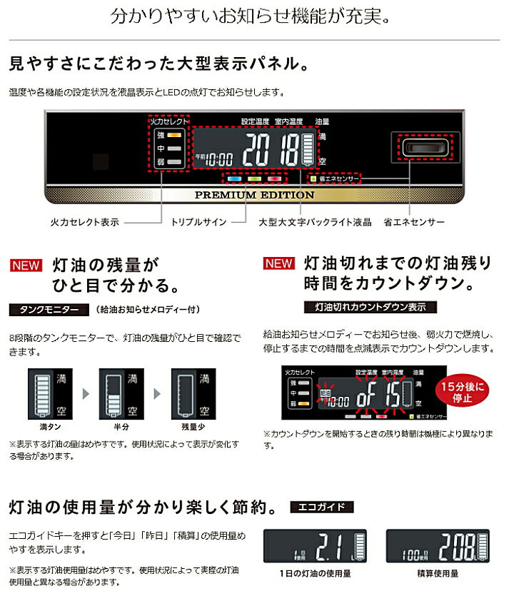 楽天市場】コロナ CORONA 石油ファンヒーター プレミアム消臭 極 FH