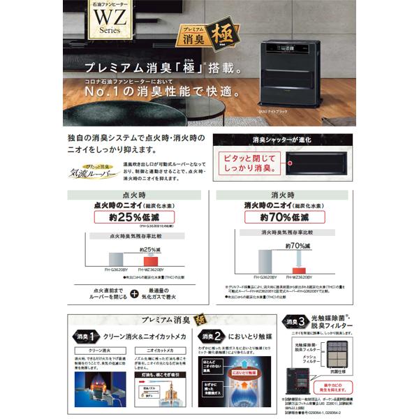楽天市場】コロナ コロナ 石油ファンヒーター WZシリーズ ナイト 