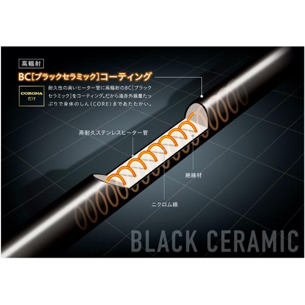 楽天市場】コロナ CORONA コアヒート 遠赤外線電機暖房機 DH-1220R(W