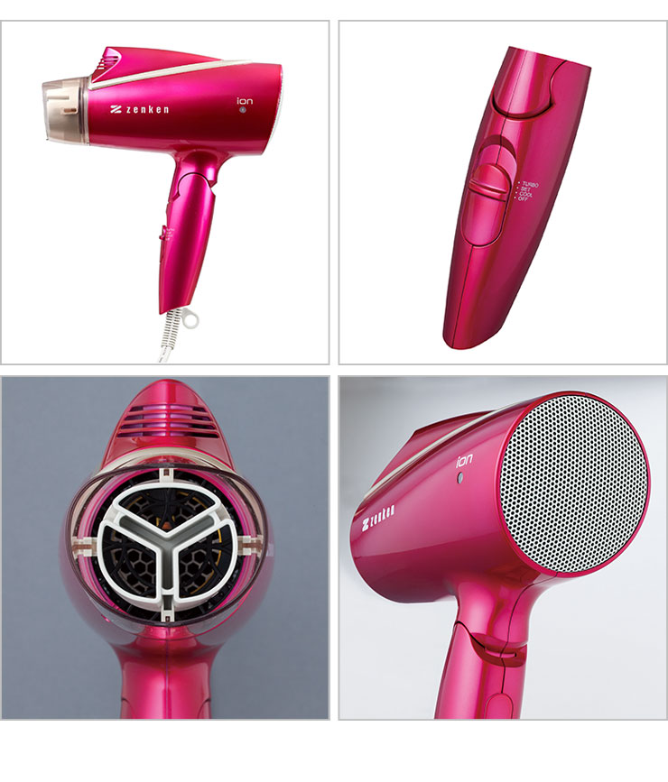 楽天市場】ゼンケン ゼンケン 電磁波低減 ヘアドライヤー レッド ZD