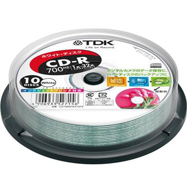 楽天市場】TDK CD-R CD-R80EW×10PS | 価格比較 - 商品価格ナビ