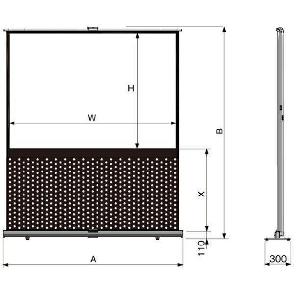 楽天市場】キクチ科学研究所 KIKUCHI 床置きモバイルスクリーン GFP-100WXW | 価格比較 - 商品価格ナビ