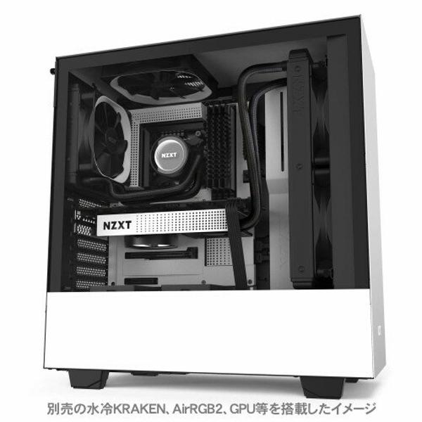 ホワイト ミニマリスト PCケース ATX対応 PCケース 【 白鷺城 】 白 RGBファン4基 水冷対応 ゲーミング MicroATX