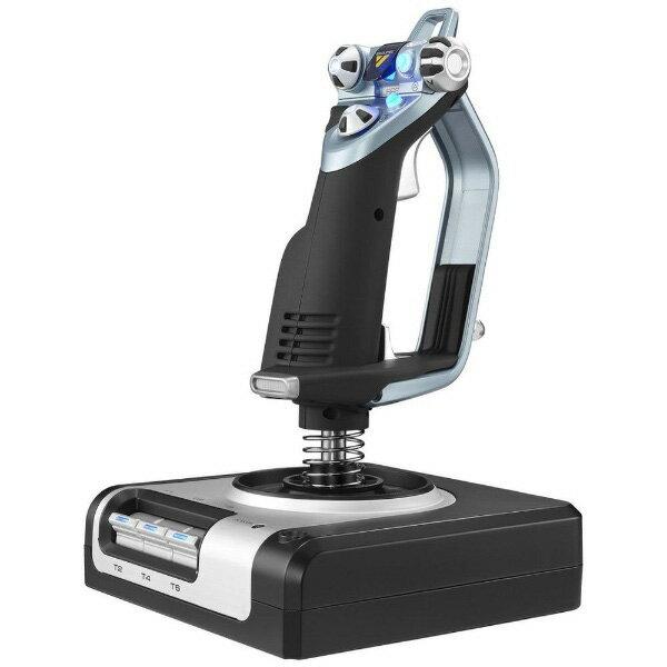 Logicool G X52 Flight and Space Simulator Throttle & Stick