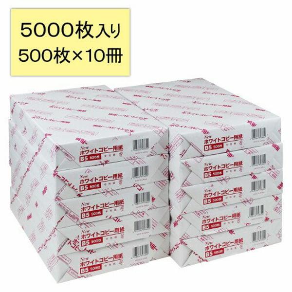 楽天市場】国際紙パルプ商事 Newホワイトコピー用紙 B5 500枚×10冊 | 価格比較 - 商品価格ナビ