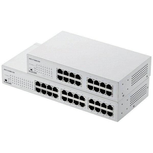 エレコム スイッチングハブ 24ポート EHC-F24MN-HW Amazon | エレコム スイッチングハブ ギガビット 24ポート 電源