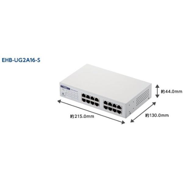 楽天市場】エレコム ELECOM スイッチングハブ EHB-UG2A16-S | 価格比較