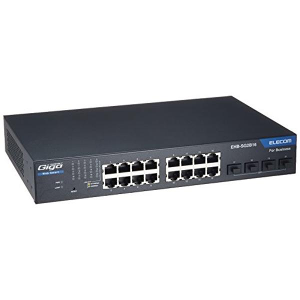 楽天市場】エレコム ELECOM スイッチングハブ 16ポート EHB-SG2B16