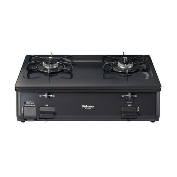 送料無料！2019年製！隙間ラック付き！PA-210B-R Amazon.co.jp: パロマ グリルなし シンプル テーブルコンロ 59cm