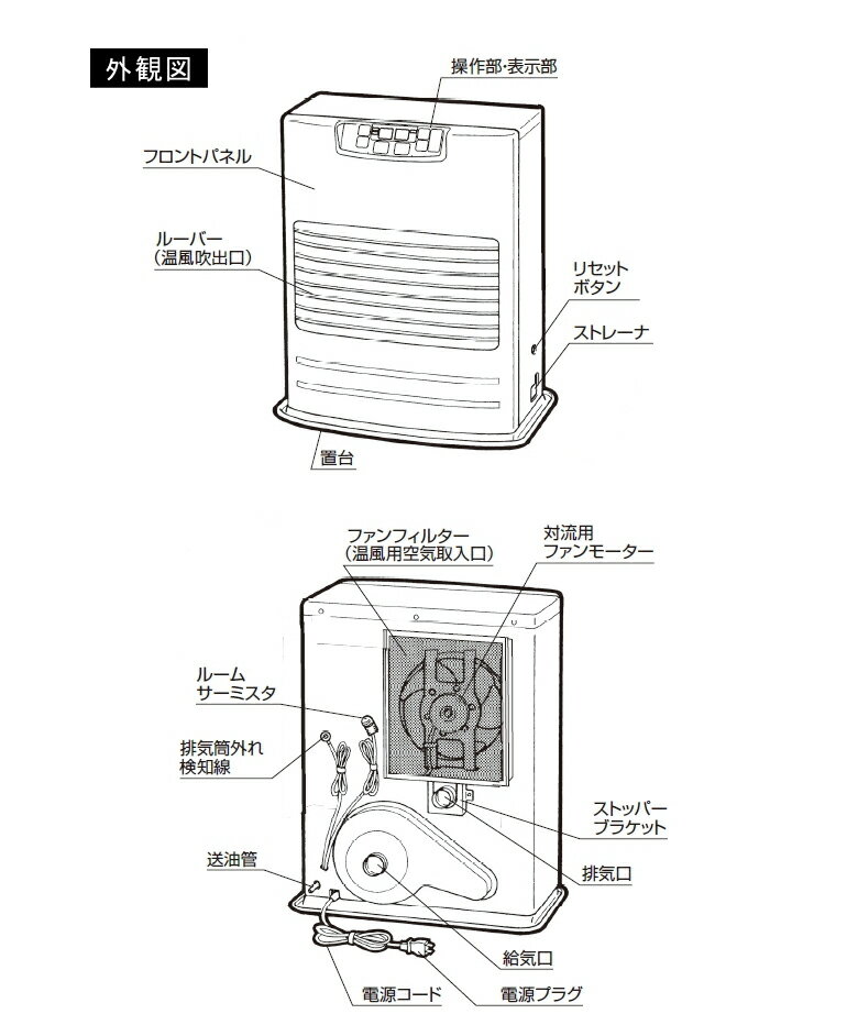 2020年製 トヨトミ FF式温風ストーブ FF-V4502 日本製 動作確認済 TOYOTOMI 新品・在庫あり□TOYOTOMI FF-V4502-W FF式ストーブ(温