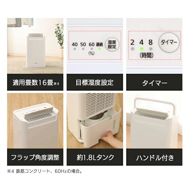 新品未開封　DCE-6515 アイリスオーヤマ 楽天市場】アイリスオーヤマ IRIS コンプレッサー式 除湿機 DCE