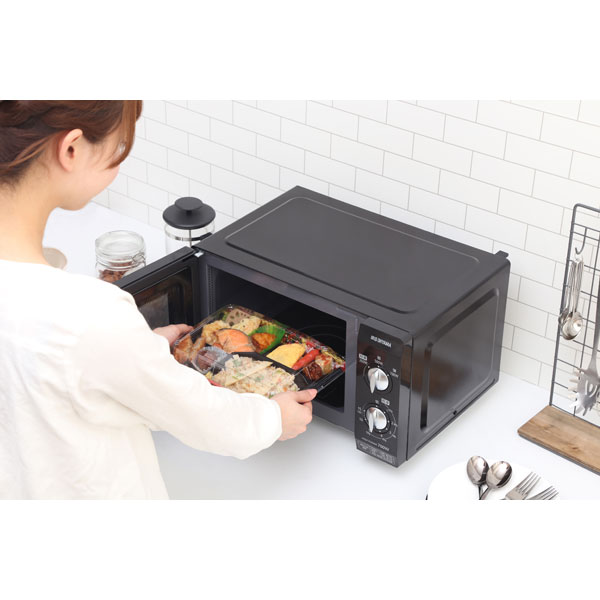 【愛品倶楽部柏店】IRIS OHYAMA (アイリスオーヤマ) 2020年製 電子レンジ EMO-F518-5-B フラットテーブル 東日本専用 楽天市場】アイリスオーヤマ IRIS 電子レンジ 18L フラットテーブル