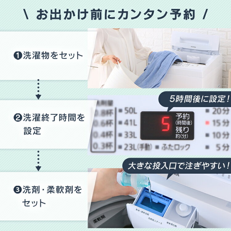 楽天市場】アイリスオーヤマ IRIS 全自動洗濯機 6.0kg KAW-60A-W