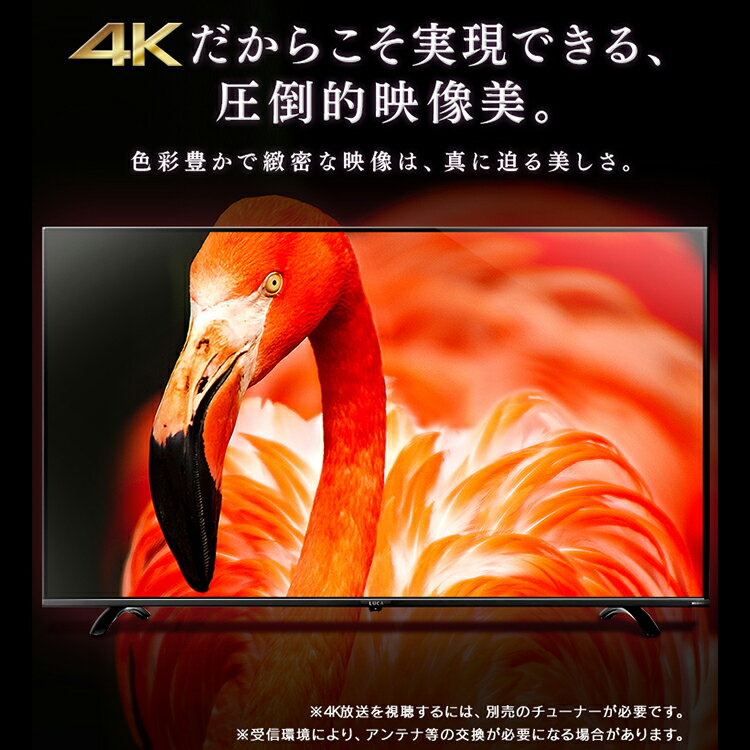 楽天市場】アイリスオーヤマ IRIS 4K対応液晶テレビ 55インチ LT