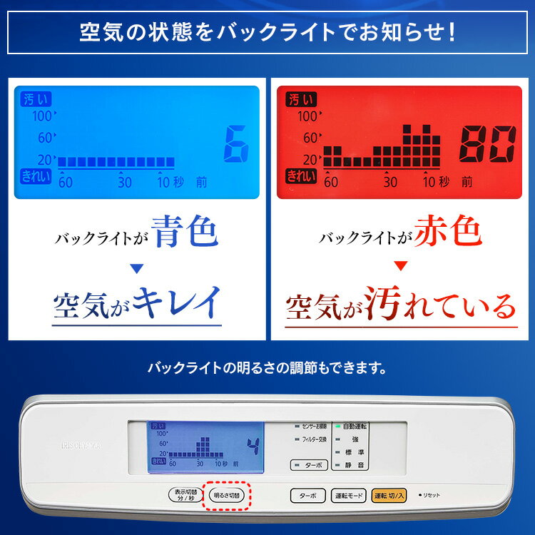 楽天市場】アイリスオーヤマ IRIS 空気清浄機 MSAP-AC100 | 価格比較
