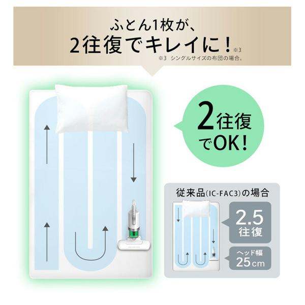 アイリスオーヤマ　布団クリーナー ハイパワーモデル IC-FAC4 Amazon.co.jp: アイリスオーヤマ 布団クリーナー ハイパワー