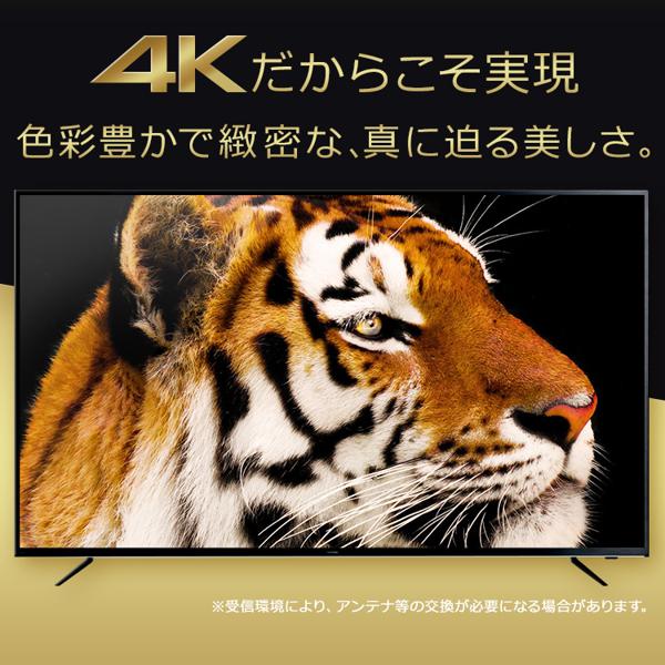 4K内蔵液晶テレビアイリスオーヤマ 50XUC30P 50V 大阪受け取り限定