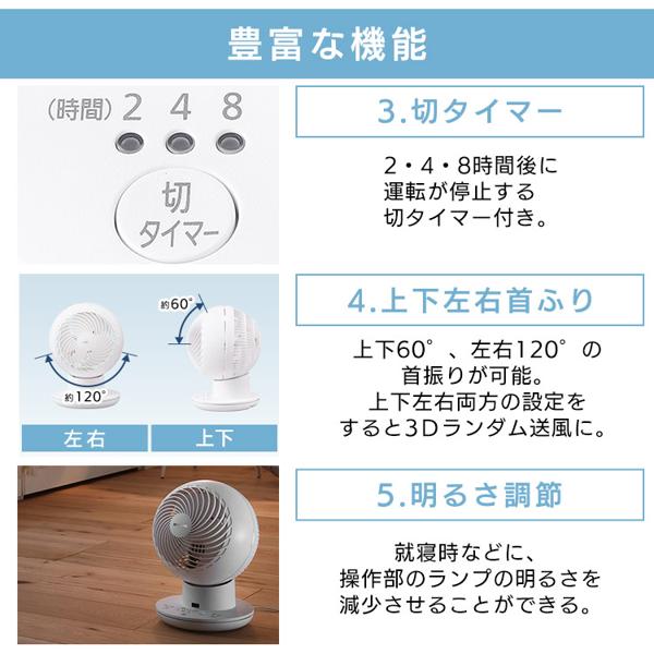 楽天市場】アイリスオーヤマ IRIS サーキュレーターアイ PCF-SDS15T-W