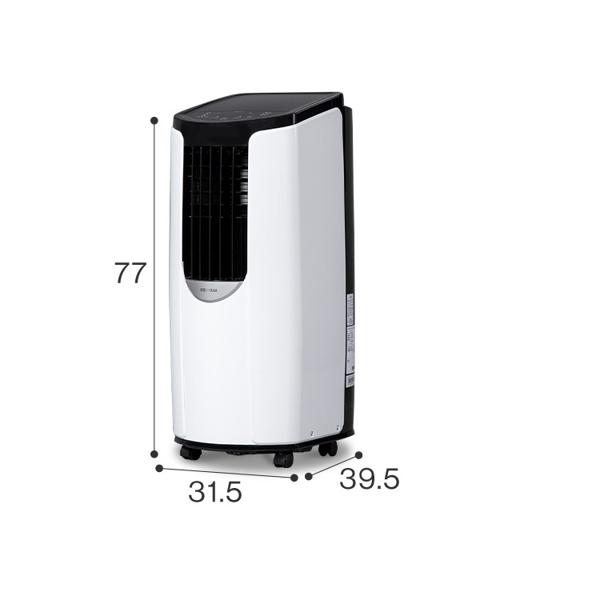 アイリスオーヤマ 冷風機 ポータブルクーラー除湿 換気 内部洗浄
