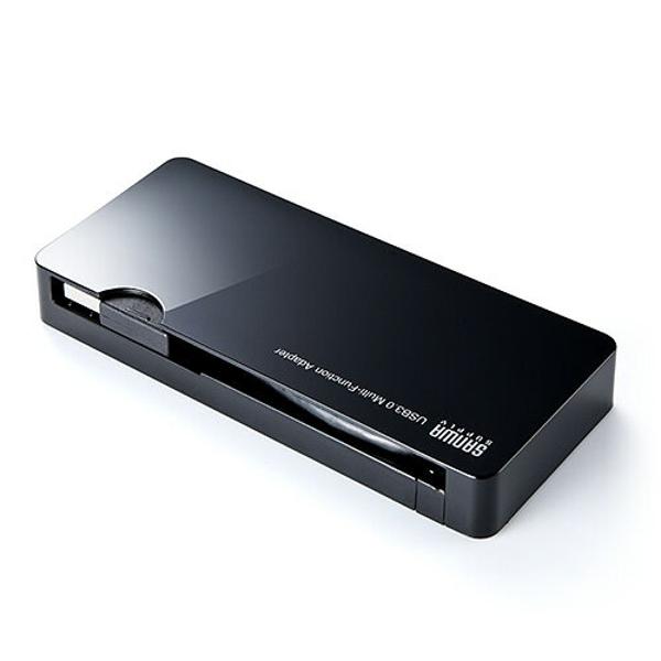 【楽天市場】サンワサプライ サンワダイレクト USB3．0 ドッキングステーション ディスプレイ接続 HDMI VGA USBハブ 有線LAN