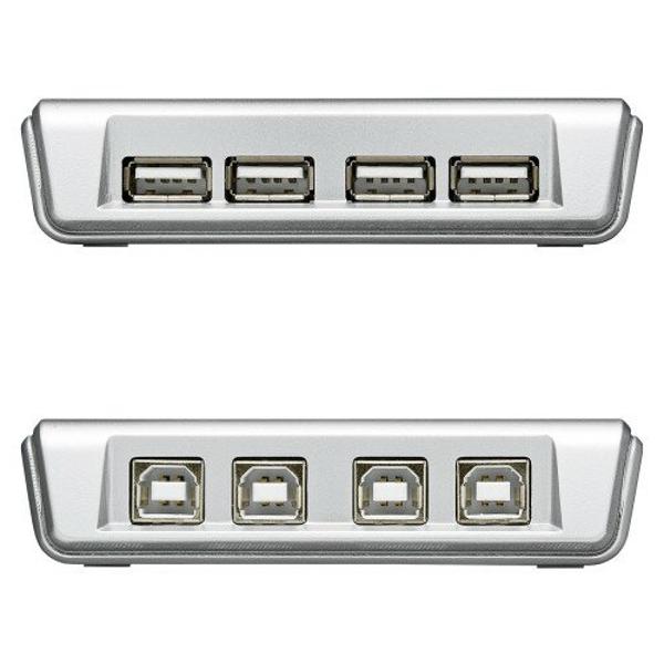 楽天市場】サンワサプライ USB2.0ハブ付手動切替器 4回路 SW-US44HN(1