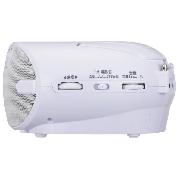楽天市場】オーム電機 AudioComm ポータブルCDラジオ ホワイト RCR