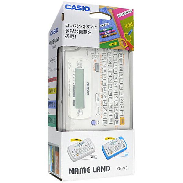 楽天市場】カシオ計算機 CASIO ネームランド KL-P40-WE | 価格比較 