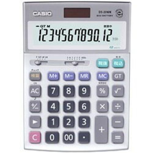 楽天市場】カシオ計算機 CASIO 本格実務電卓 電卓 DS-20WK | 価格比較 