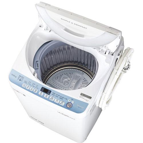 【楽天市場】シャープ シャープ ES-T711-W ホワイト 全自動洗濯機 