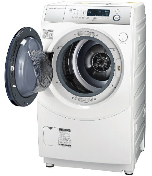 シャープ ドラム式洗濯乾燥機 ES-H10D-WL 洗濯10kg 乾燥6kg Amazon | シャープ 洗濯機 ドラム式 ES-H10E-WL ヒーター乾燥 左